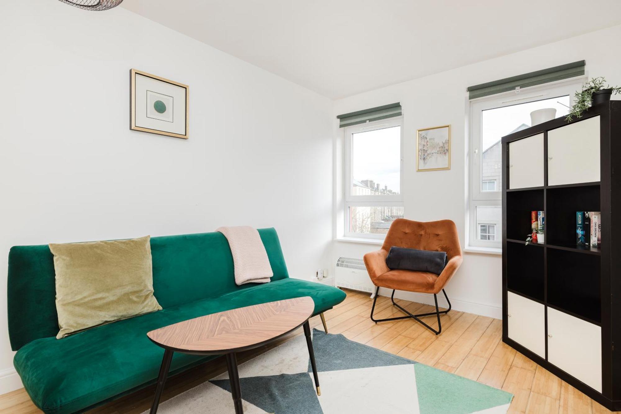 爱丁堡Joivy Welcoming Flat Near Park公寓 外观 照片